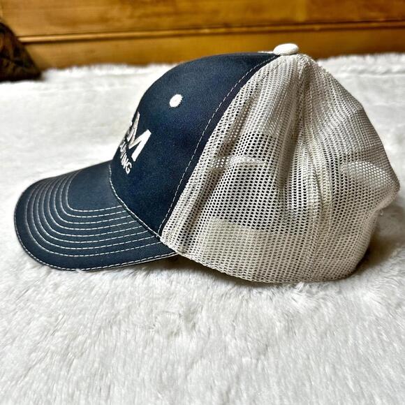 B&M Crop Consulting Unisex Blue Trucker Hat Adjustable Mesh OS - Picture 6 of 8